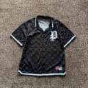 Vintage-Style American USA Sports Checkered Baseball Jersey - Size L