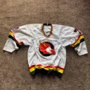Vintage Flames Graphic Hockey Jersey- Men's Size XXL