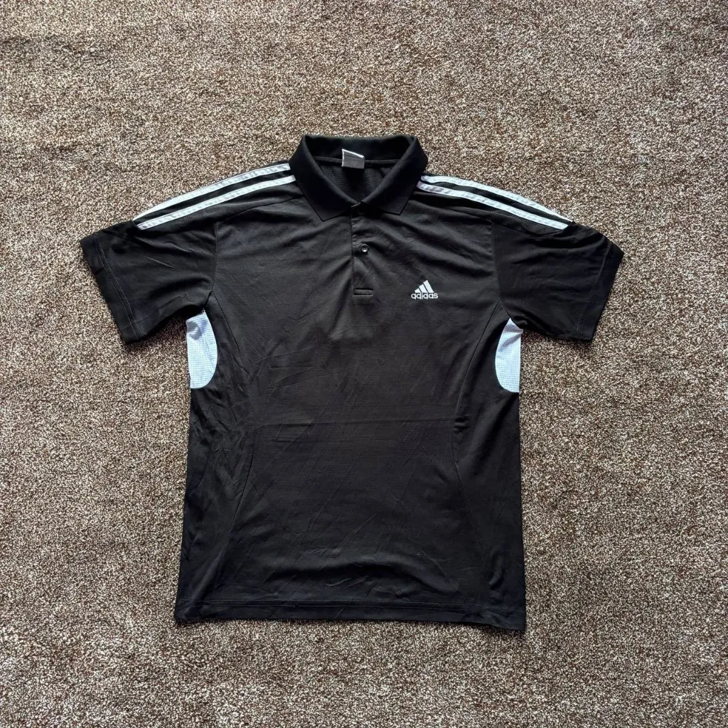 Adidas 3-Stripe Performance Polo Shirt Size M