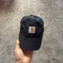 Vintage Carhartt Canvas Script Logo Cap – Black