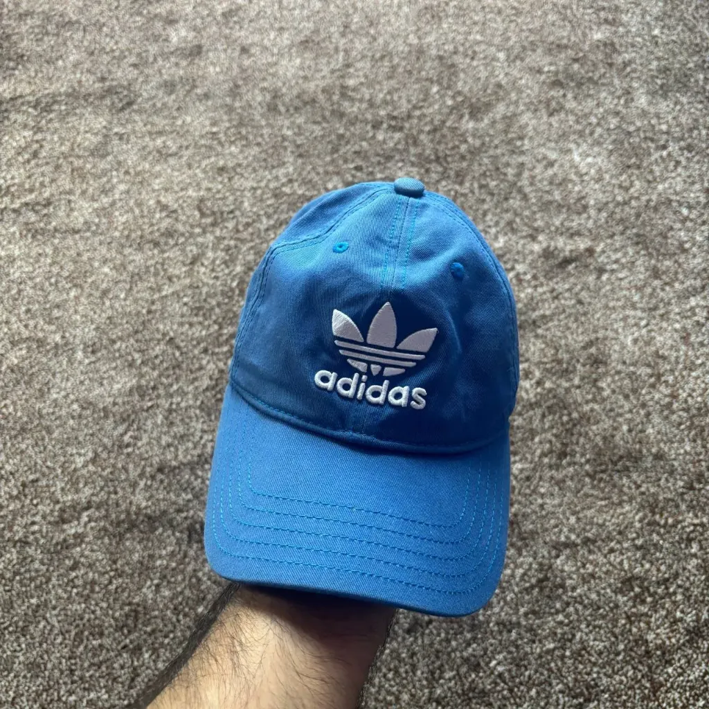 Vintage Adidas Originals Trefoil Baseball Cap – Carolina Blue