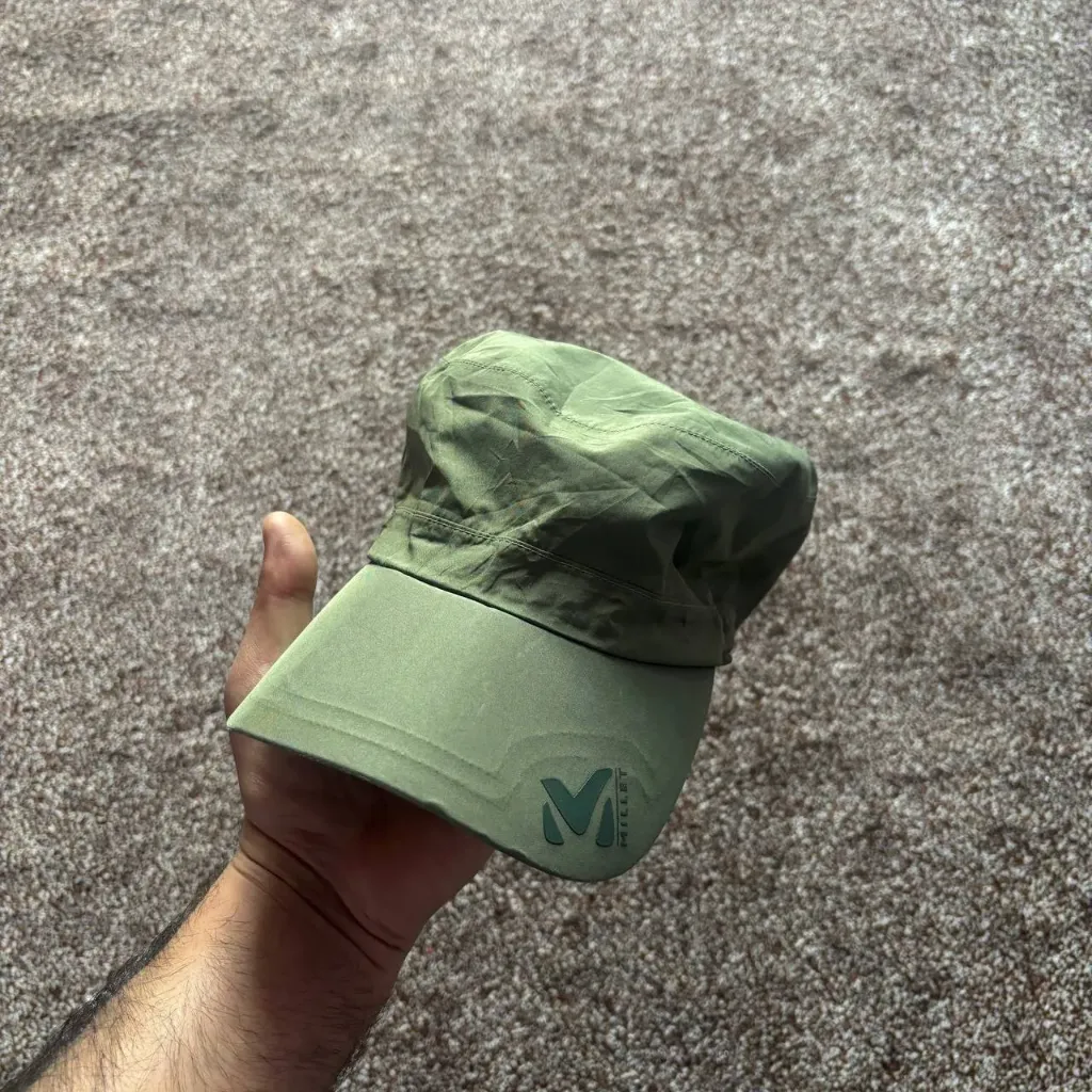 Vintage Millet Technical Military Style Work Cap – Olive Green