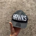 Vintage Atlanta Hawks NBA Big Script Embroidery Cap – Black