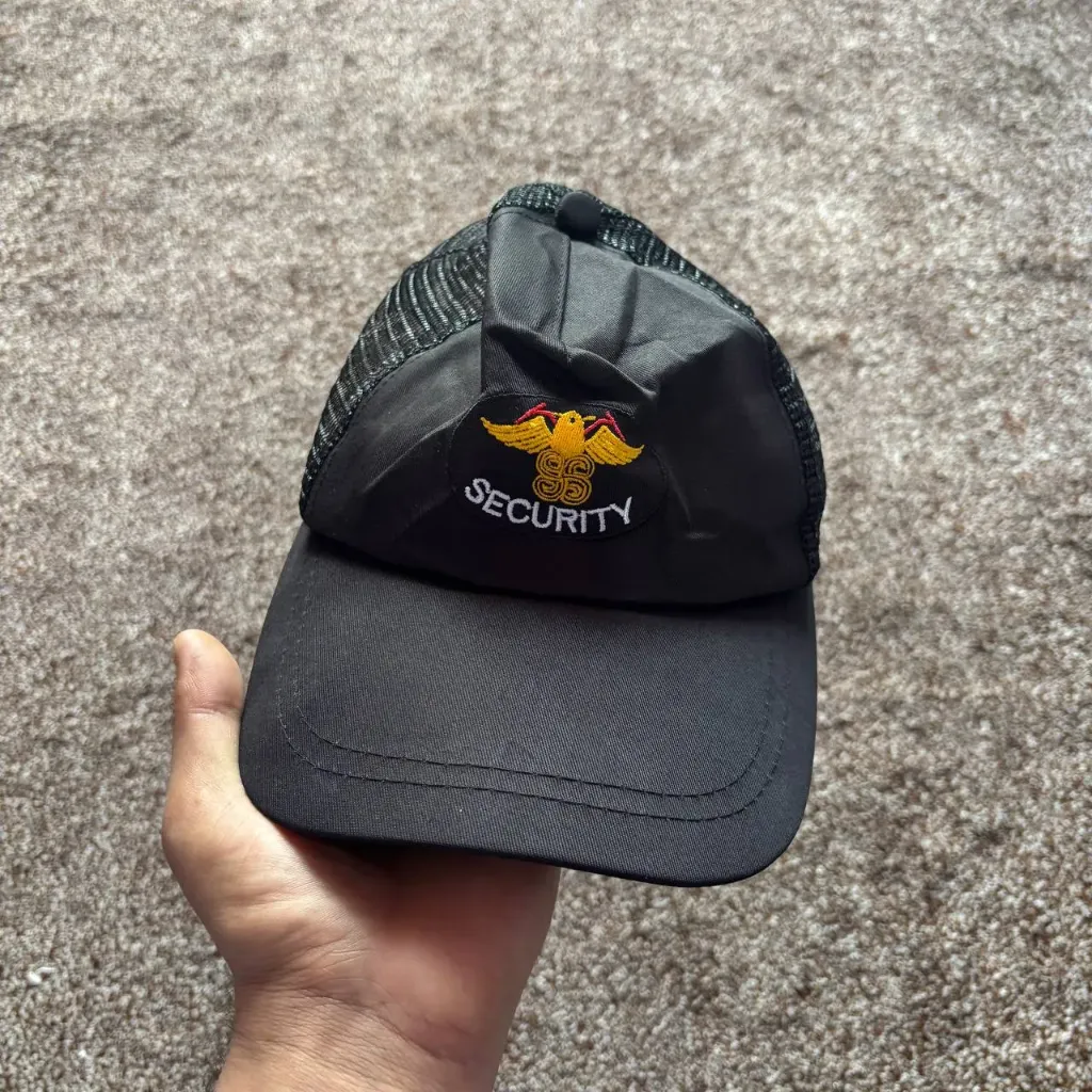 Security Eagle Patch Mesh Trucker Cap – Black