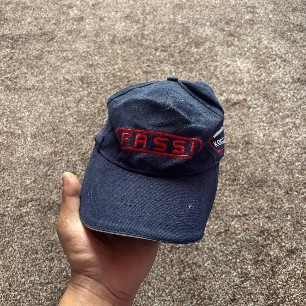 Vintage FASSI Crane & KÖGEL Trailer Promo Cap – Navy Blue