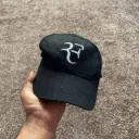 Roger Federer "RF" Logo Tennis Cap – Black