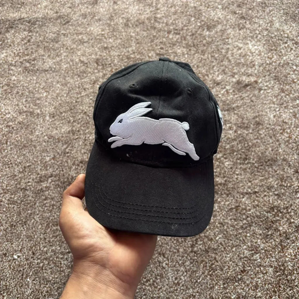 Vintage South Sydney Rabbitohs NRL Logo Cap – Black