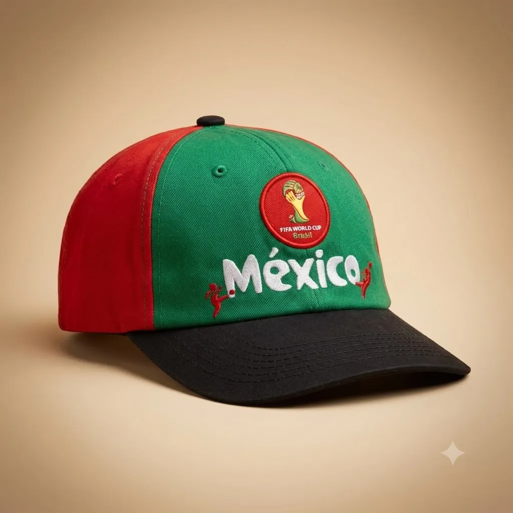 Mexico 2014 Fifa World Cup Embroidered Cap