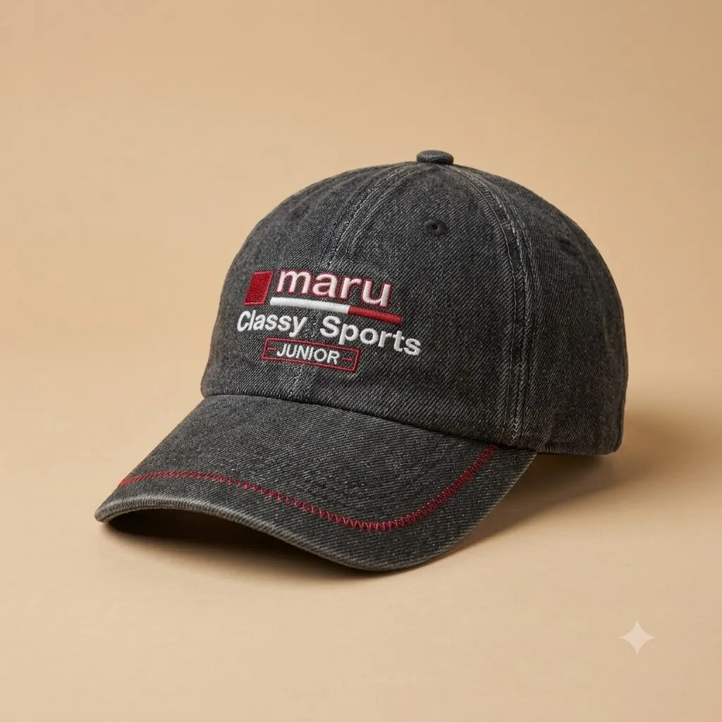 Retro Maru Embroidered Cap
