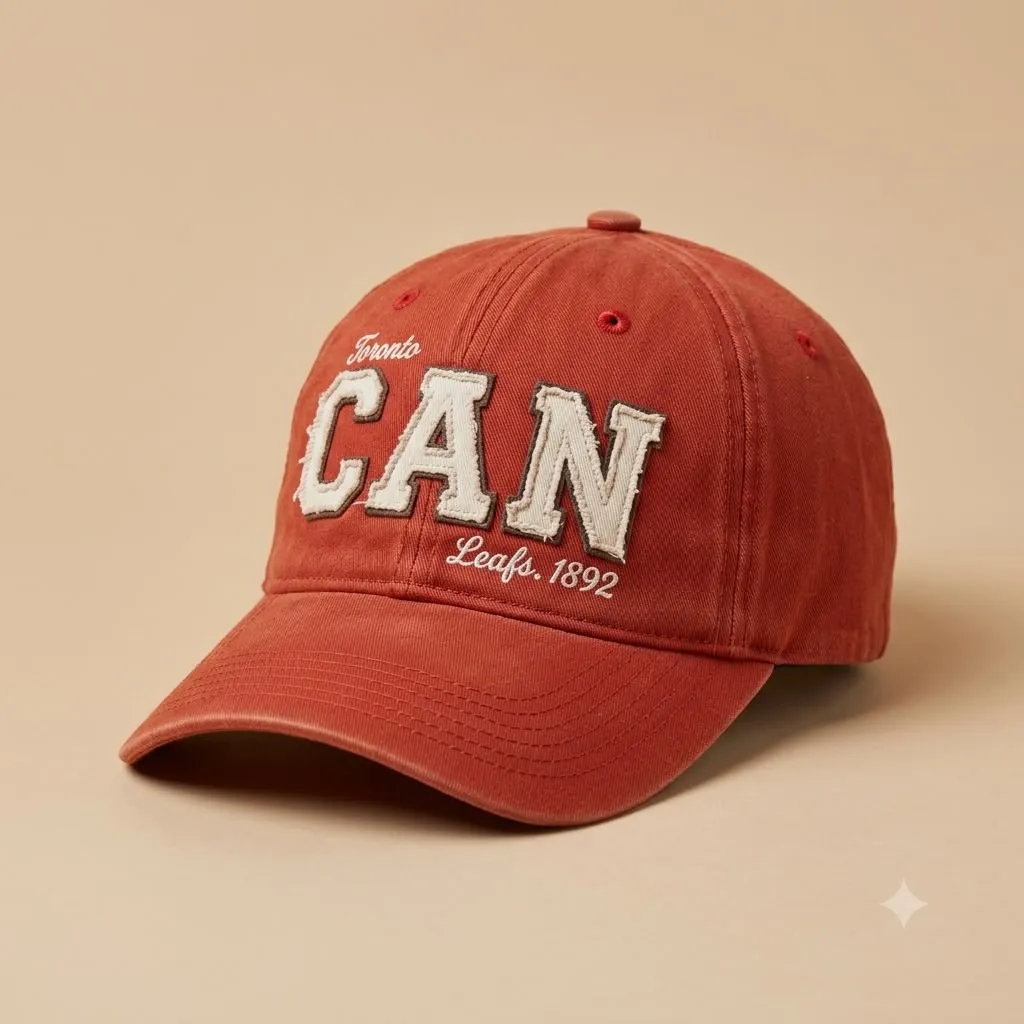 Y2k Can Embroidered Cap