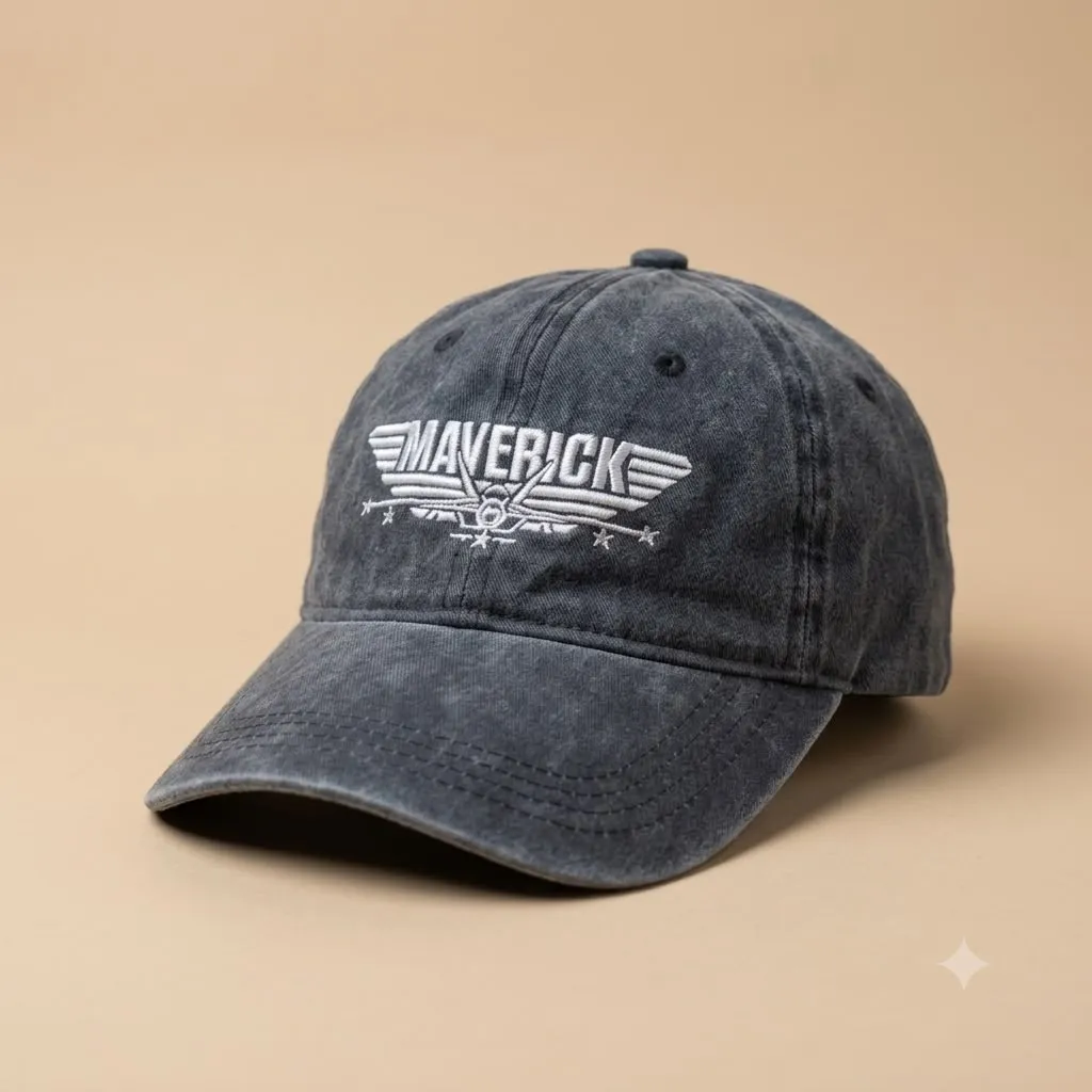 Y2k Maverick Embroidered Cap