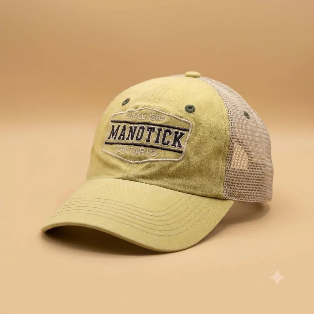 Vintage Manotick Embroidered Cap
