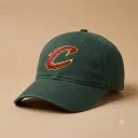 Retro Forest Green Cleveland Baseball Cap