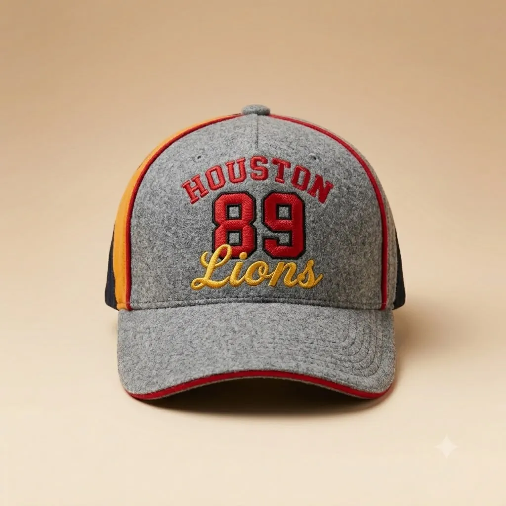 Retro Houston lions Cap